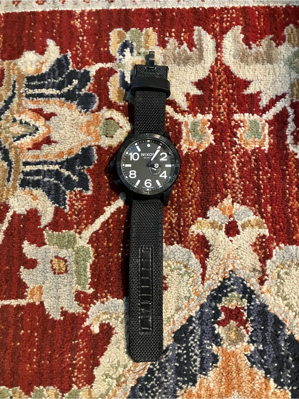 Nixon The 51-30 Tide Diver Watch 300 Meters Swiss Movement Black
